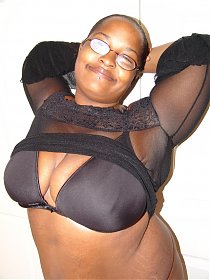 Horny ebony BBW Naughtya takes hard cock pounding in wet snatch by humping on top